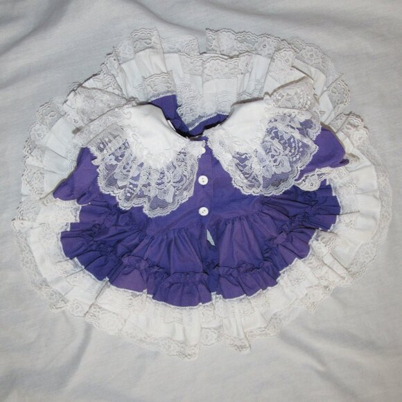 Vintage Dolls & Darlings Ruffles Lace Full Circle Party Pageant Dress 6 Months - Picture 2 of 5